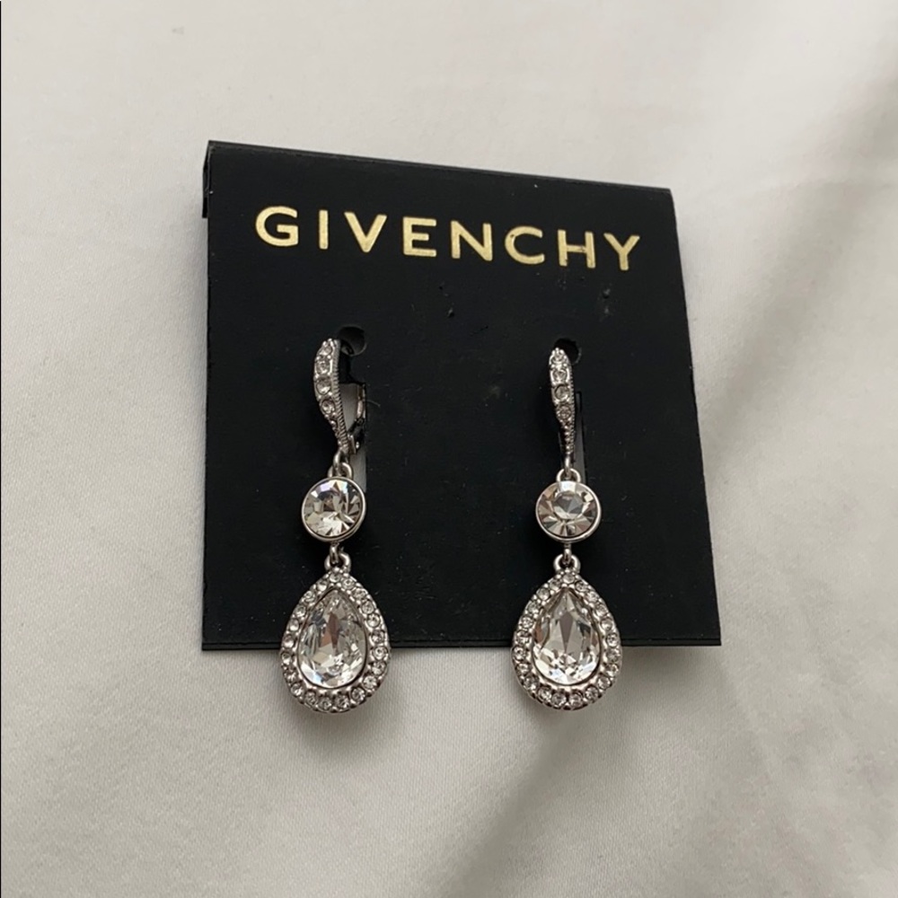 NWTs Givenchy silver drop earrings